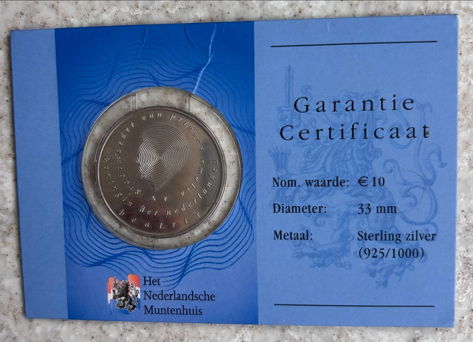Zilveren Herdenkingsmunt 10 Euro 2004 - Beatrix, Koningin Beatrix, Zilver, Euro's, Ophalen of Verzenden