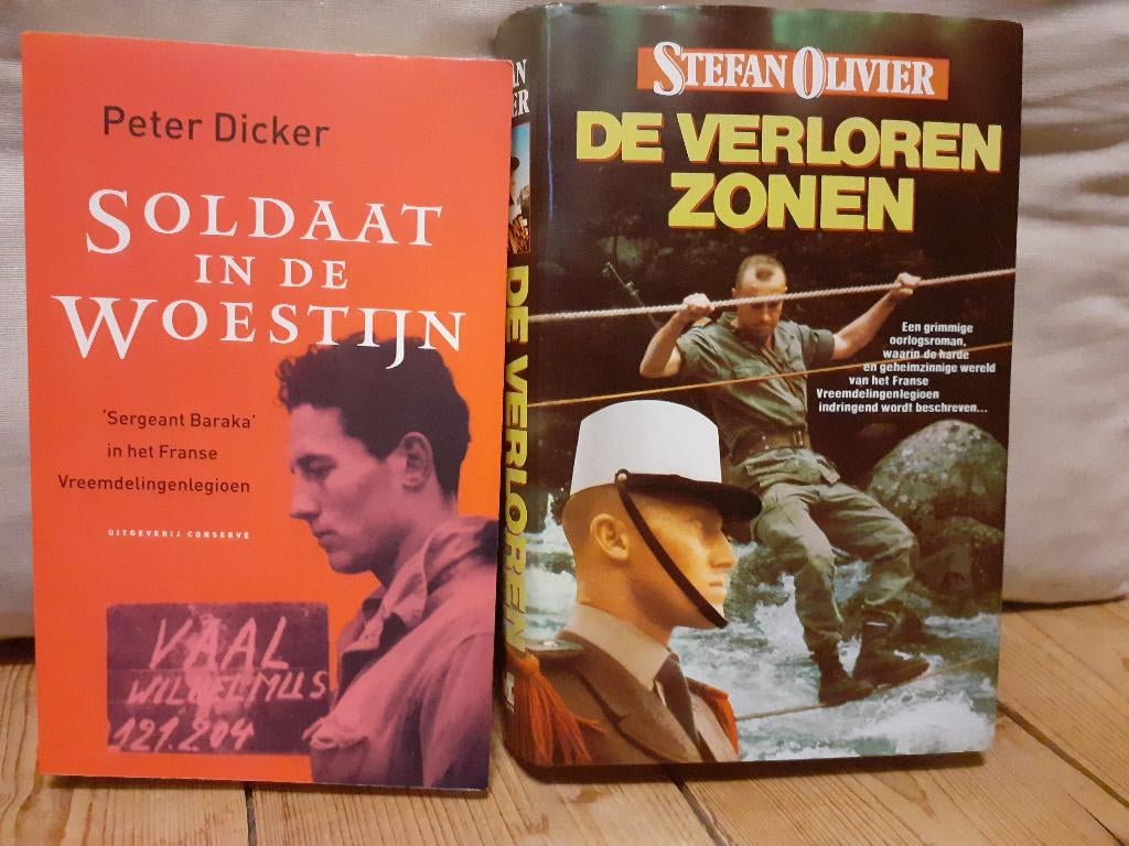 Vreemdelingen Legioen 2 boeken samen €10,-, Ophalen of Verzenden, 1945 tot heden, Gelezen, Landmacht