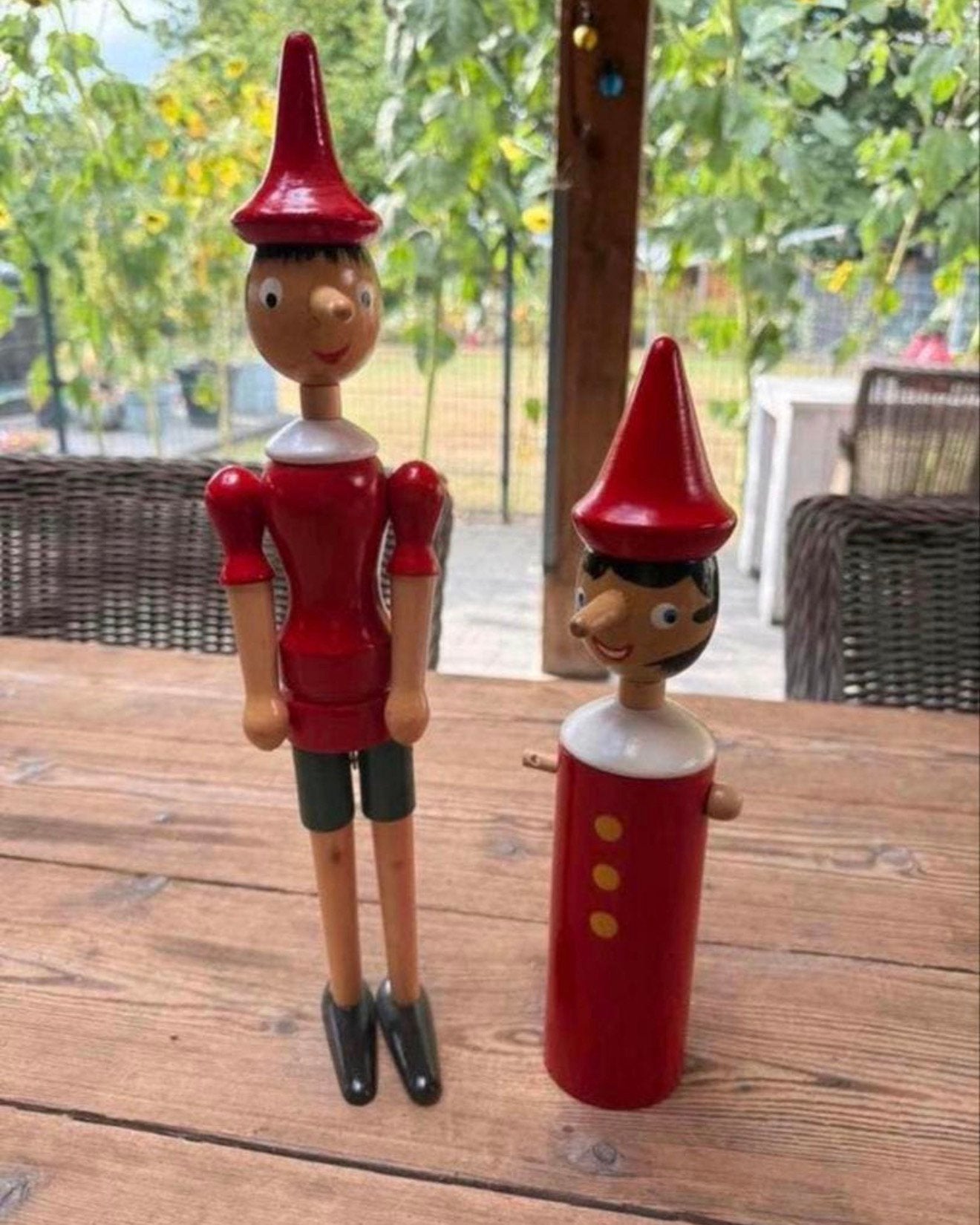 Grote Pinokkio set: beeld en spaarpot - Nieuw, Kinderen en Baby's, Speelgoed | Houten speelgoed, Ophalen, Nieuw
