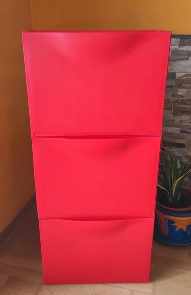 rode ikea schoenendozen, Ophalen of Verzenden, Zo goed als nieuw