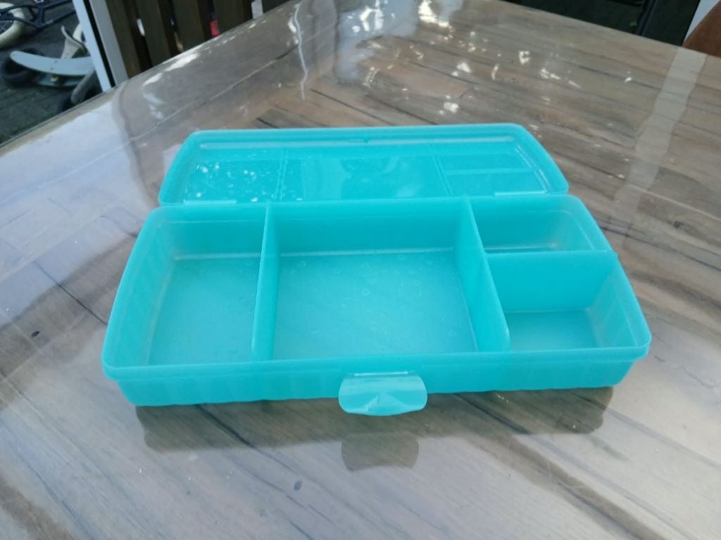 Tupperware bewaardoos, Huis en Inrichting, Bewaardoos, Blauw, Ophalen of Verzenden, Lekvrij