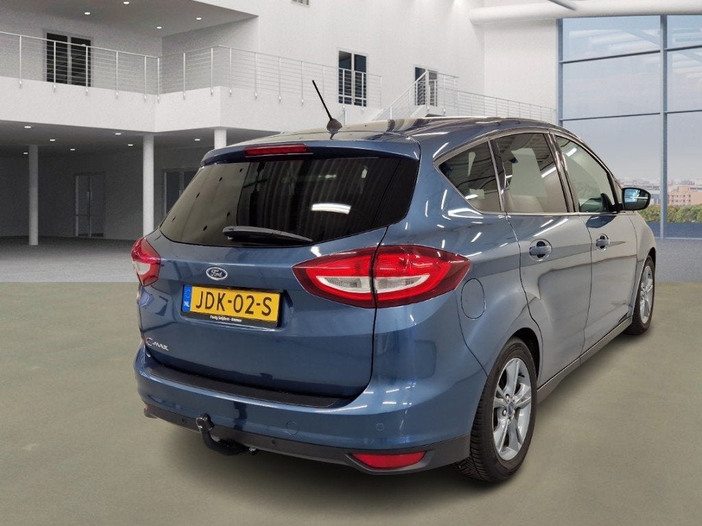 Ford C-MAX 1.0 Titanium 2019/1E EIGENAAR/NAVIGATIE/CAMERA/TR, Voorwielaandrijving, Dealer onderhouden, Gebruikt, Blauw