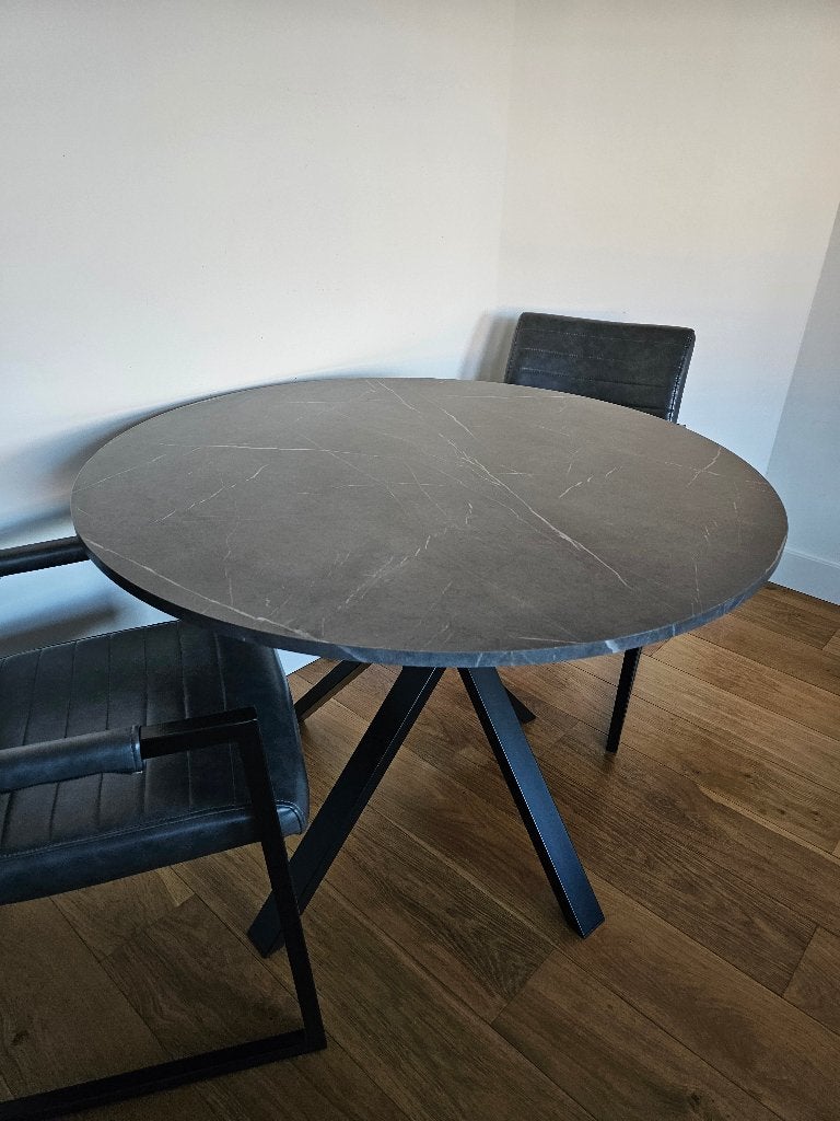 IKEA MARIEDAMM eettafel – marmerlook, Ophalen, Overige materialen, Gebruikt, 50 tot 100 cm