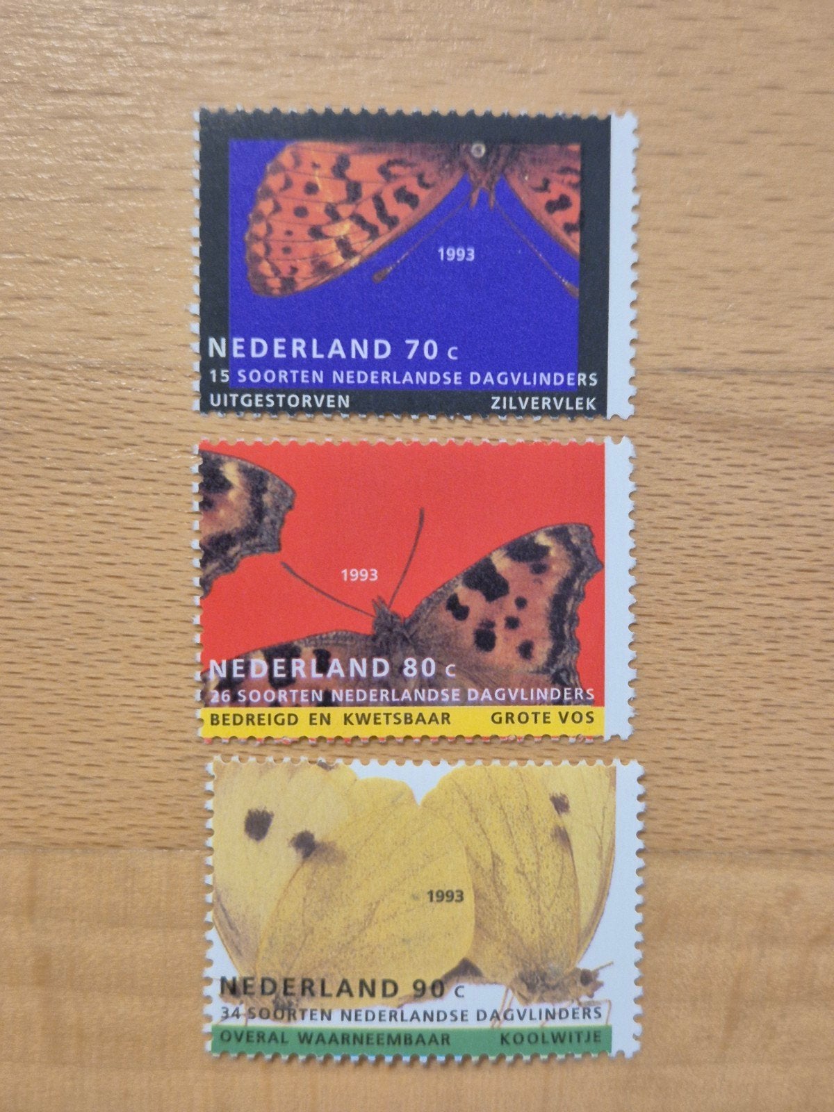Nederland 1993 vlinders, Postzegels en Munten, Ophalen of Verzenden, Na 1940, Postfris