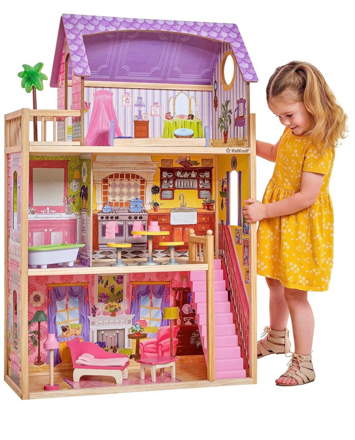 Poppenhuis/ barbiehuis, Kinderen en Baby's, Speelgoed | Poppenhuizen, Ophalen, Zo goed als nieuw, Poppenhuis
