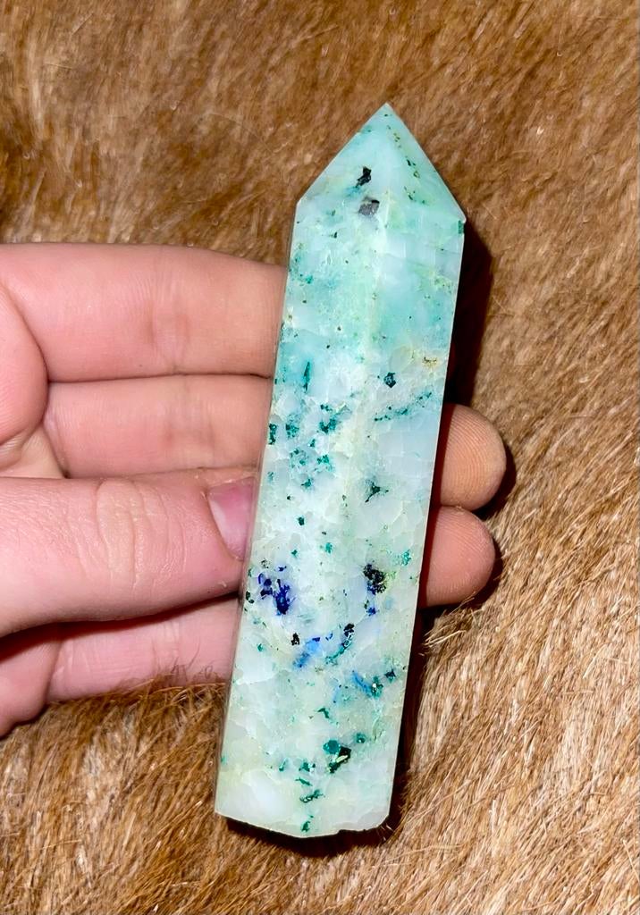 Natuurlijke Fenikssteen Toren - 9,5cm, Verzenden, Nieuw