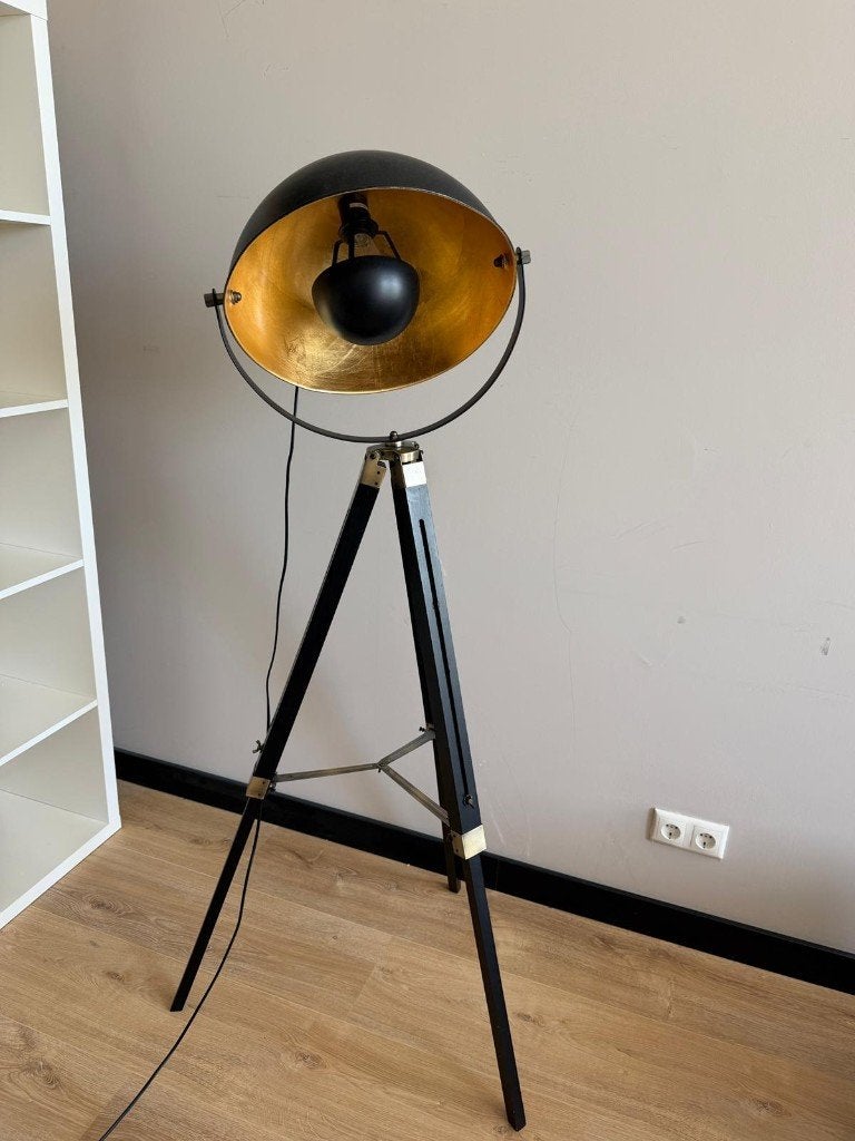 Industriële vloerlamp, Ophalen, Zo goed als nieuw, Metaal, 150 tot 200 cm