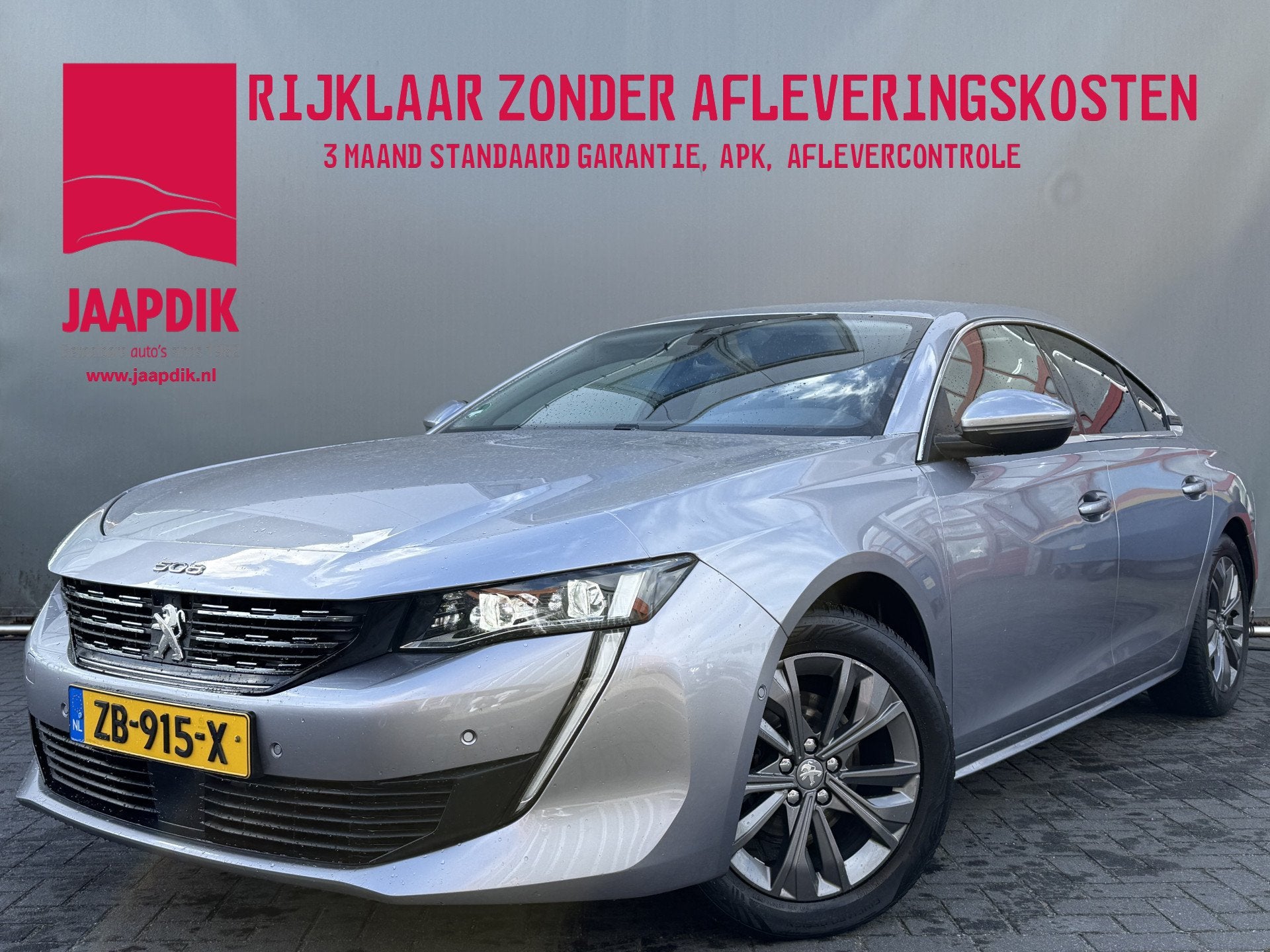 Peugeot 508 BWJ 2019 1.6 PureTech 181 PK Blue Lease Allure A, 745 kg, Gebruikt, Euro 6, 4 cilinders