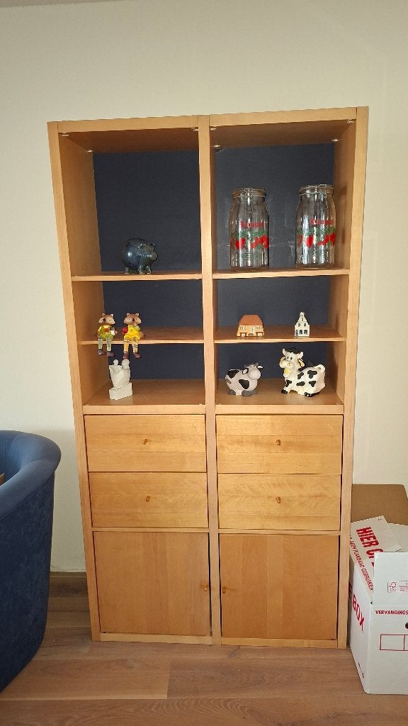 Boekenkast, Huis en Inrichting, Ophalen, Gebruikt, Met lade(s), 150 tot 200 cm