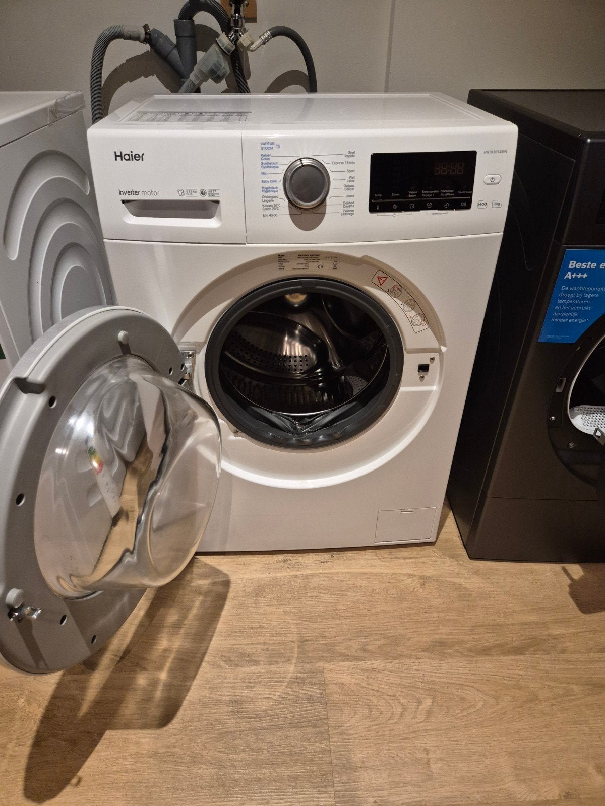 Haier wasmachine te koop, Witgoed en Apparatuur, Ophalen, 1200 tot 1600 toeren, Gebruikt, Voorlader