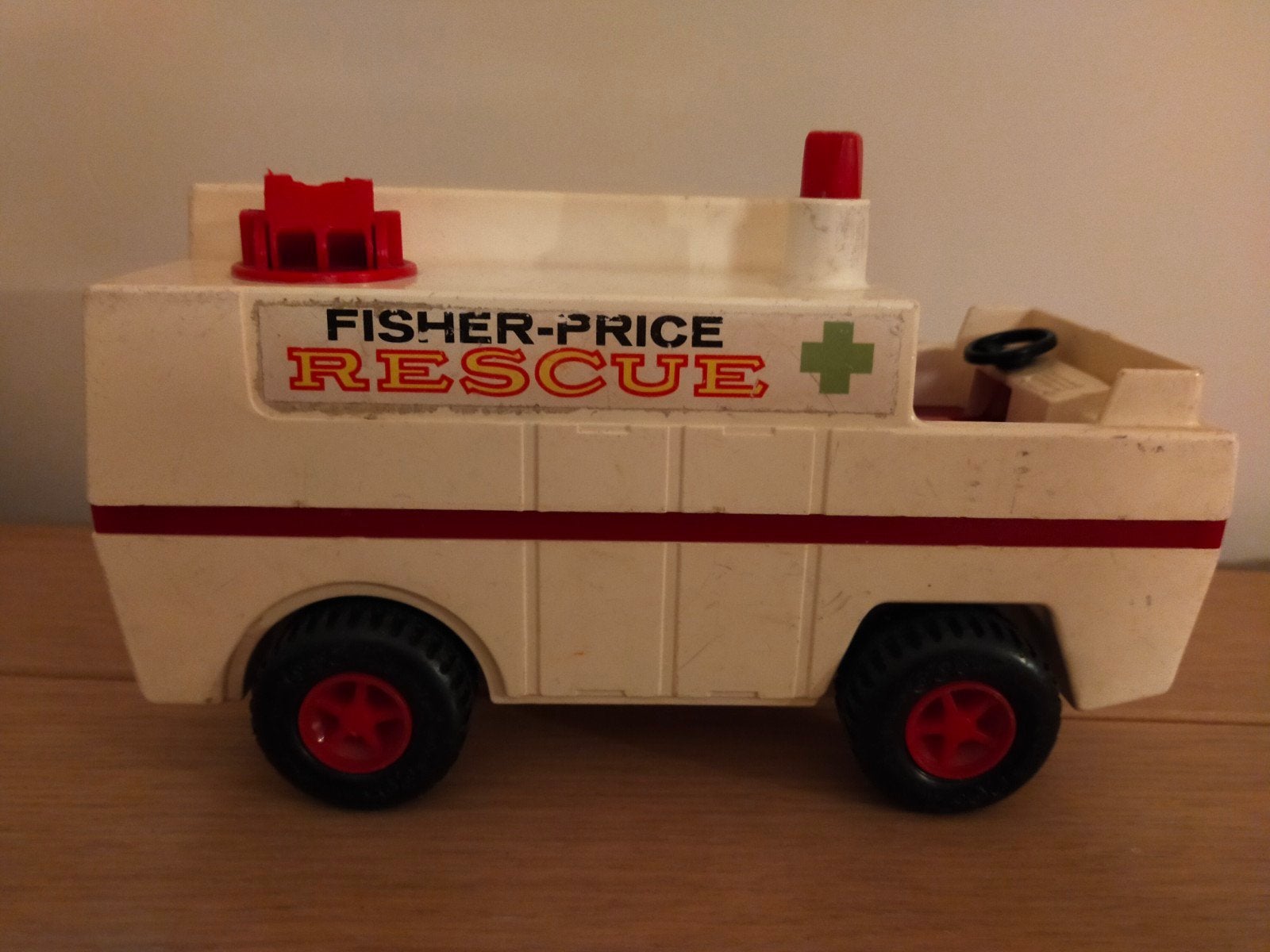FISHER PRICE AMBULANCE 1974 vintage retro speelgoed oud, Ophalen of Verzenden