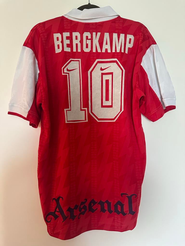 Origineel Arsenal Thuisshirt 1996 - Dennis Bergkamp #10 (L), Sport en Fitness, Voetbal, Ophalen of Verzenden, Zo goed als nieuw