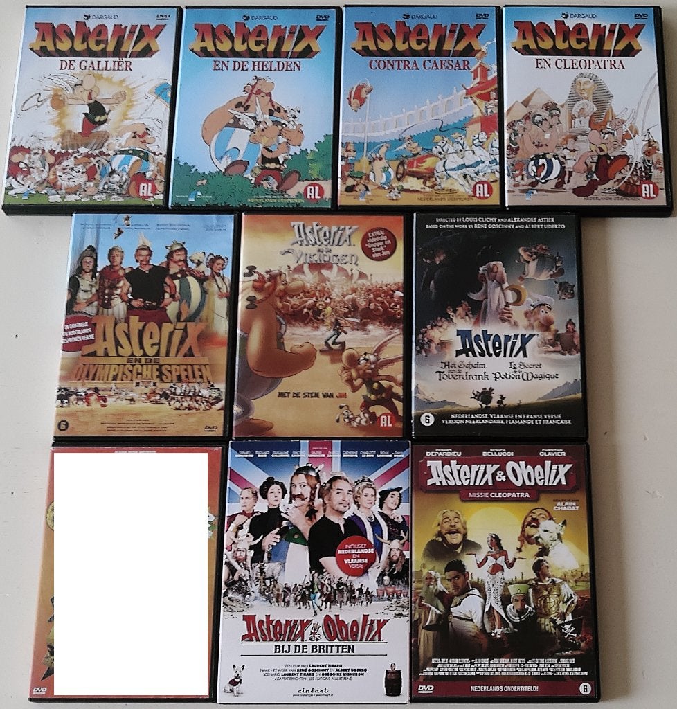 Dvd *** ASTERIX & OBELIX *** 9 stuks, Alle leeftijden, Ophalen of Verzenden, Zo goed als nieuw, Overige genres