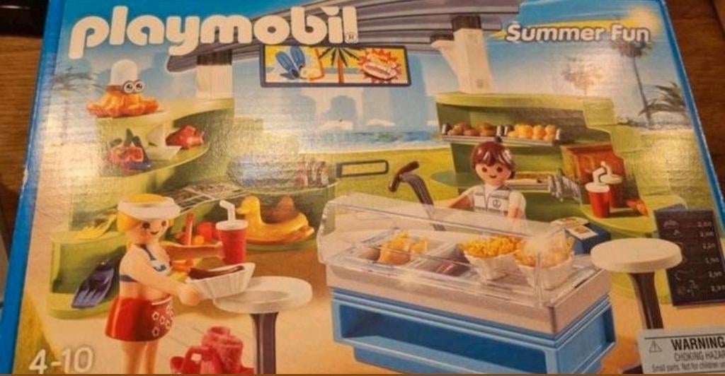 Playmobil cafetaria 6672, Ophalen of Verzenden, Zo goed als nieuw, Complete set