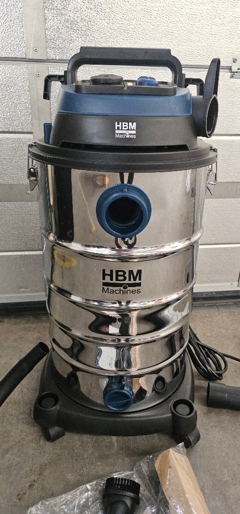 HBM bouwstofzuiger nat/droog 1600W 40L, Ophalen, Overige typen, Zo goed als nieuw, Reservoir