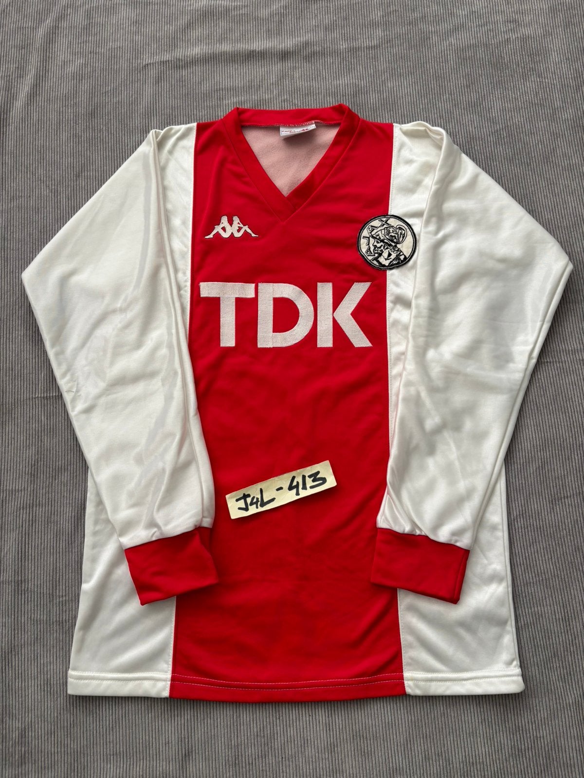 Ajax Kappa shirt 85/86 TDK afca fside 020 nouri 34, Maat XS of kleiner, Ophalen of Verzenden, Zo goed als nieuw, Shirt