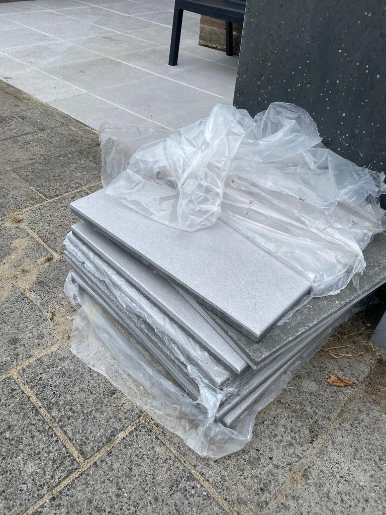 8 novaline tegels, Tuin en Terras, Tegels en Klinkers, Ophalen, Nieuw, Beton, Terrastegels