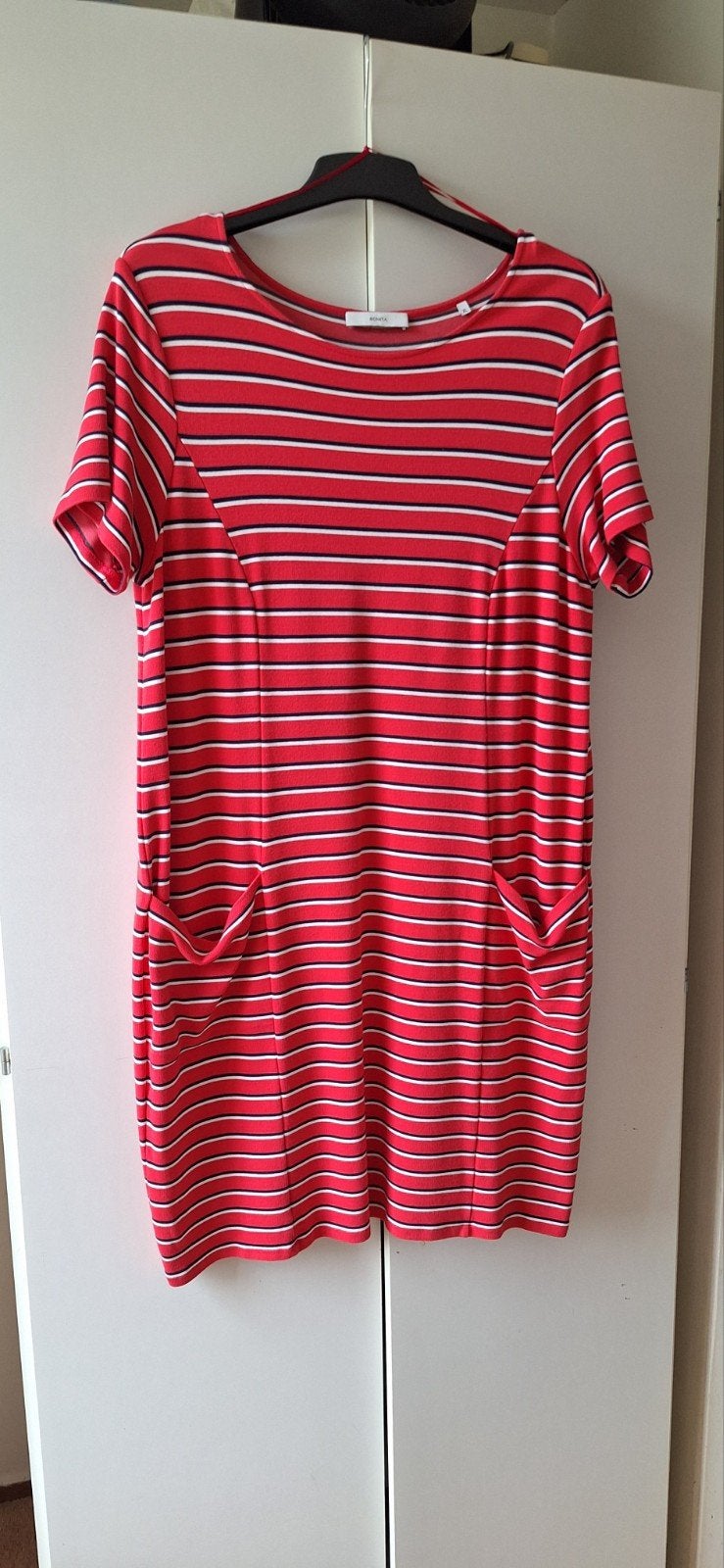 Bonita gestreepte jurk rood wit blauw maat XL, Maat 46/48 (XL) of groter, Bonita, Ophalen of Verzenden, Zo goed als nieuw