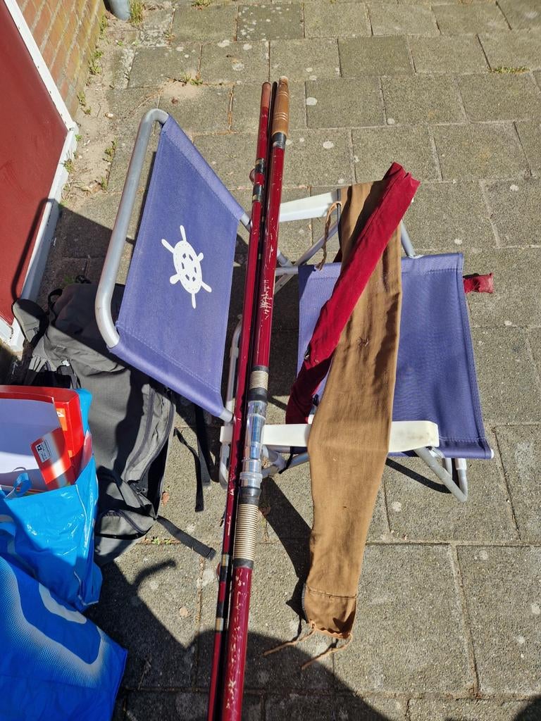 oude werphengels en uitschuif hengels, Ophalen of Verzenden