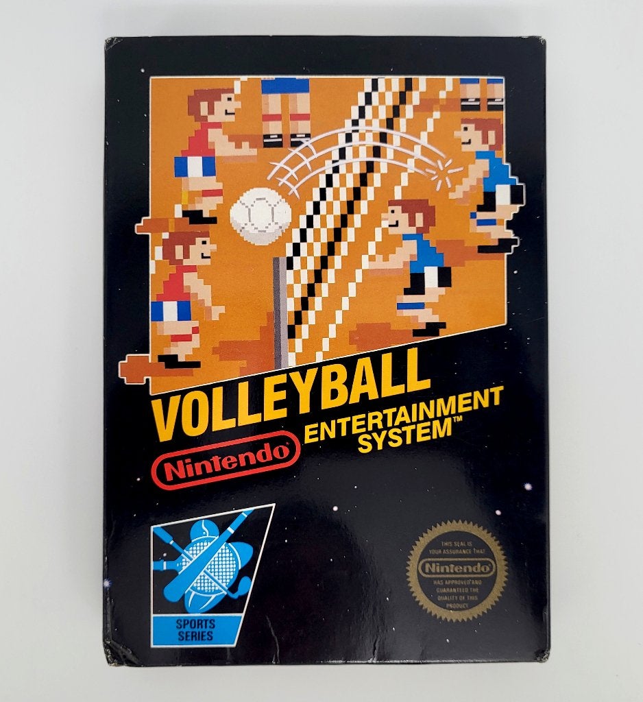 Volleyball - Nintendo NES - Hangtab Early Print - NTSC-U, Spelcomputers en Games, Games | Nintendo NES, Gebruikt, Verzenden, 2 spelers