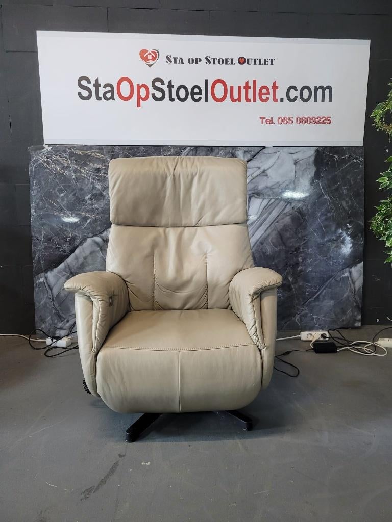 Staopstoel Goteborg Leder met lumbaalknop, Minder dan 50 cm, Minder dan 75 cm, Leer, Ophalen of Verzenden