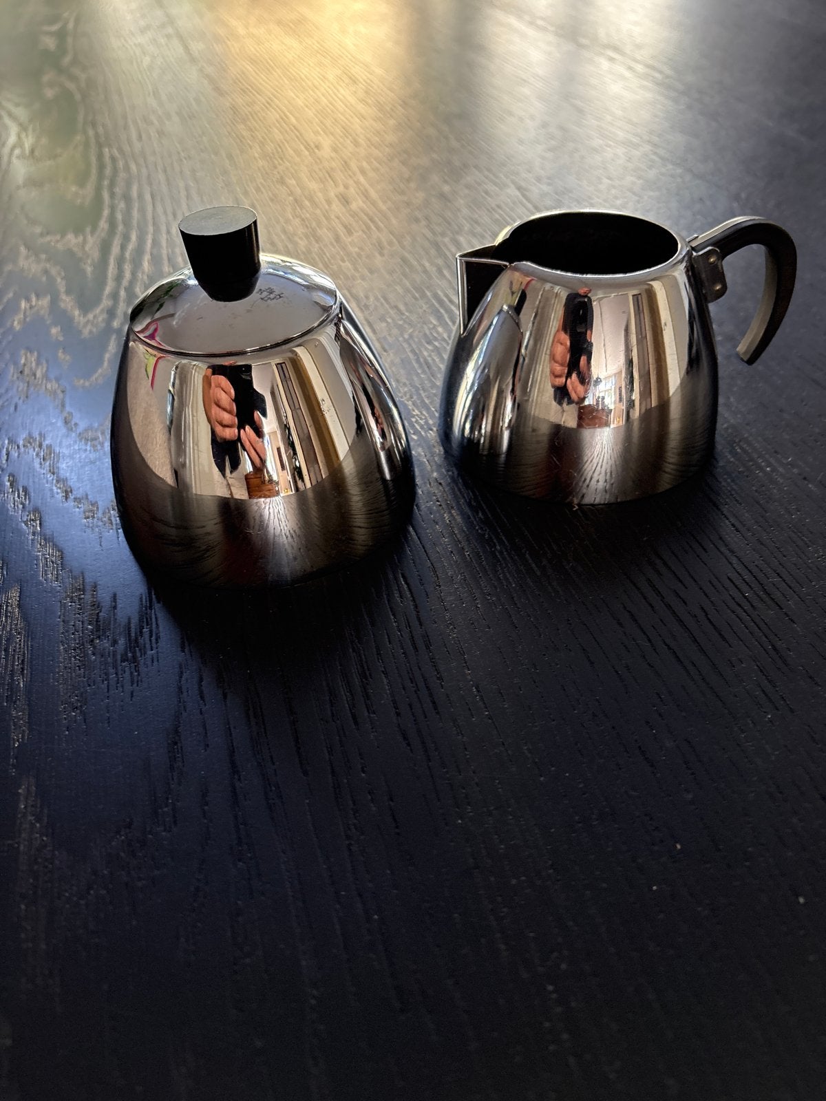 Vintage Daalderop suikerpot en melkkan, Made in Holland, Ophalen