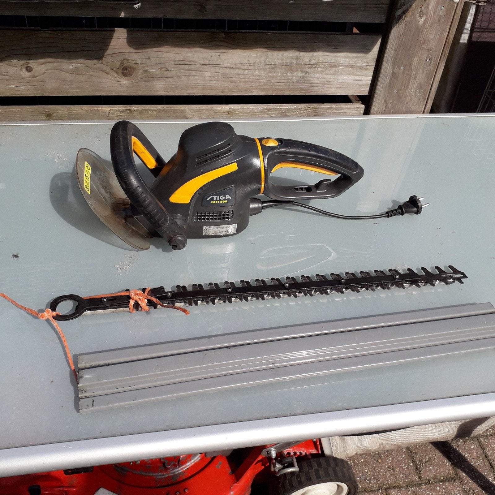 Stiga heggenschaar SHT 500 - motor nog bruikbaar, Ophalen, Gebruikt, Elektrisch, Stiga