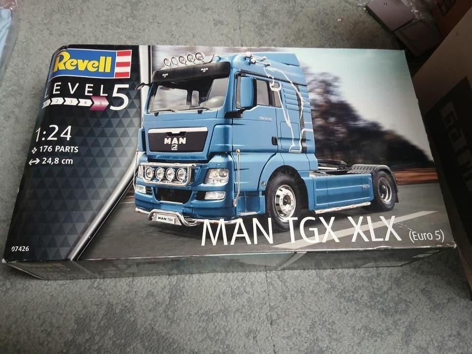 Revell bouwpakket nieuw man TGX XLX level 5 1:24, Ophalen of Verzenden, Nieuw, Groter dan 1:32, Revell