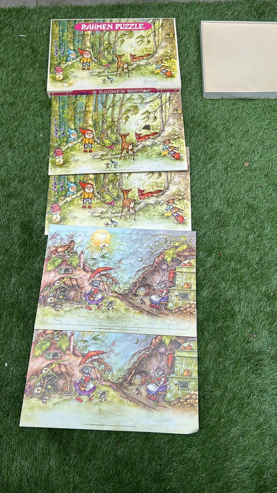 Vintage Rahmen puzzels, Ophalen of Verzenden, Minder dan 500 stukjes, Zo goed als nieuw
