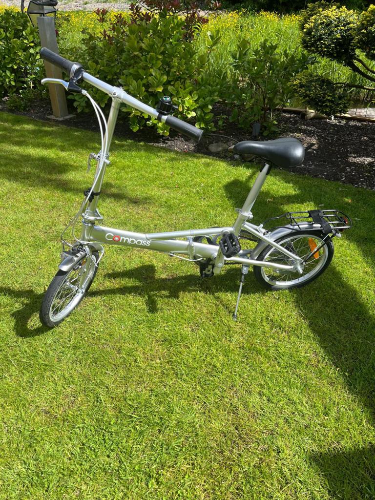 Volledig nieuwe Compass vouwfietsen, Fietsen en Brommers, Fietsen | Vouwfietsen, 20 inch of meer, Versnellingen, Zo goed als nieuw