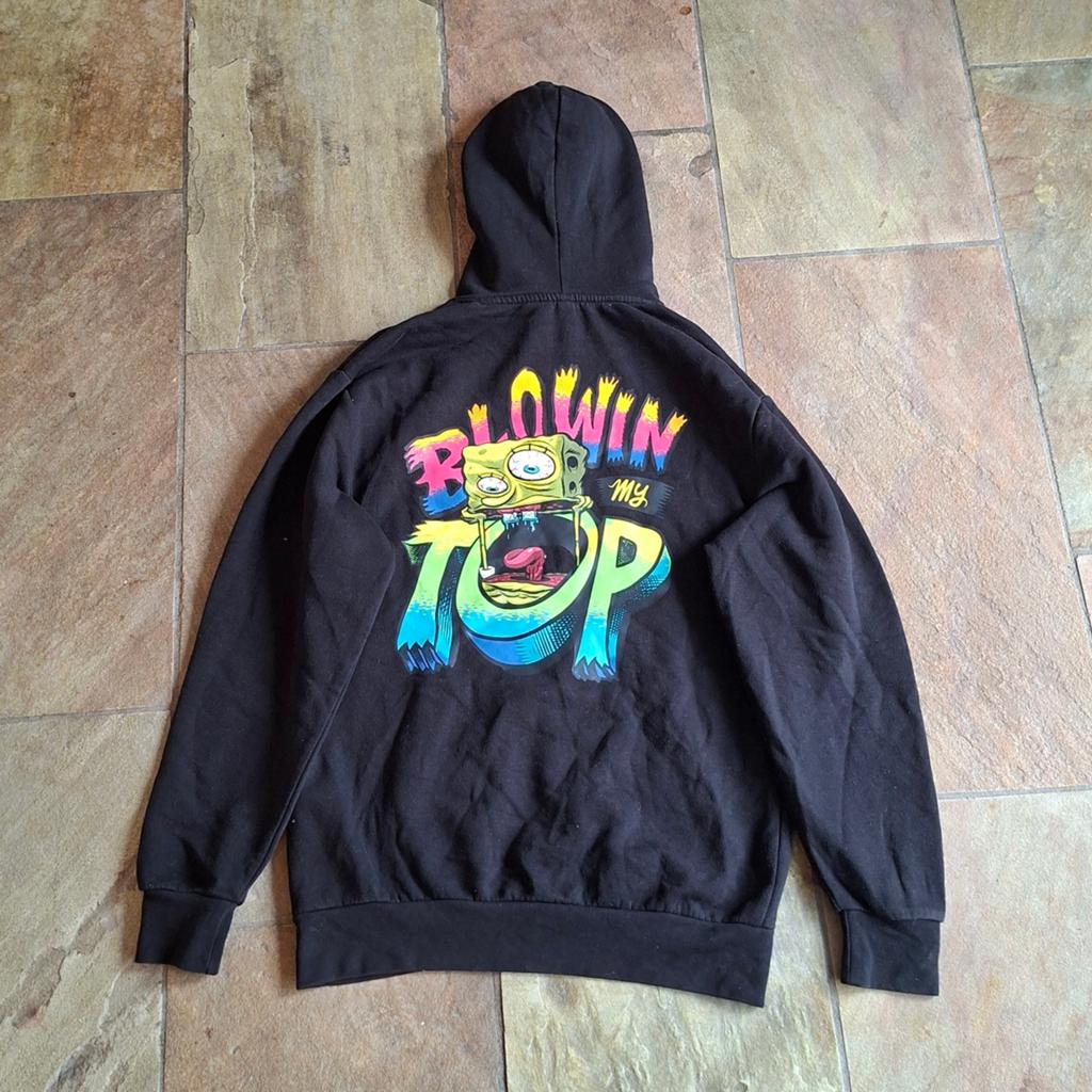 Graphic Hoodie - Spongebob - Maat S, Kleding | Heren, Zwart, Nieuw, Ophalen of Verzenden, H&M