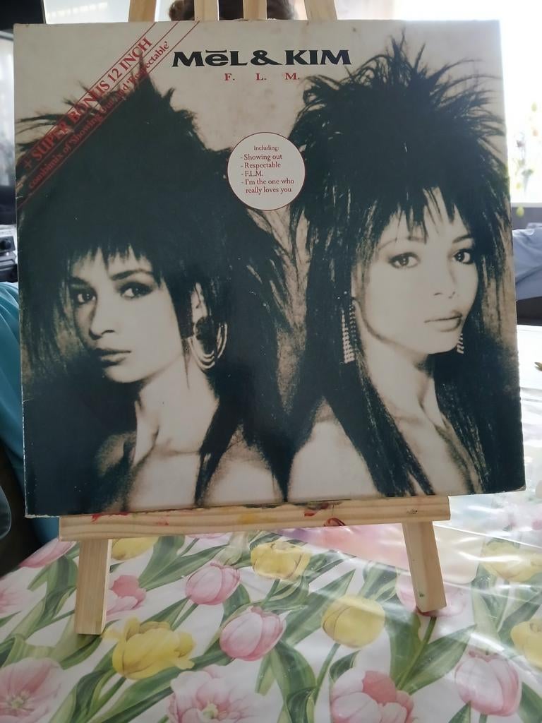 Mel & Kim - F.L.M. lp + 12 inch vinyl single platen vinyl, Cd's en Dvd's, Vinyl | Pop, Ophalen of Verzenden, 1980 - 1989, Gebruikt