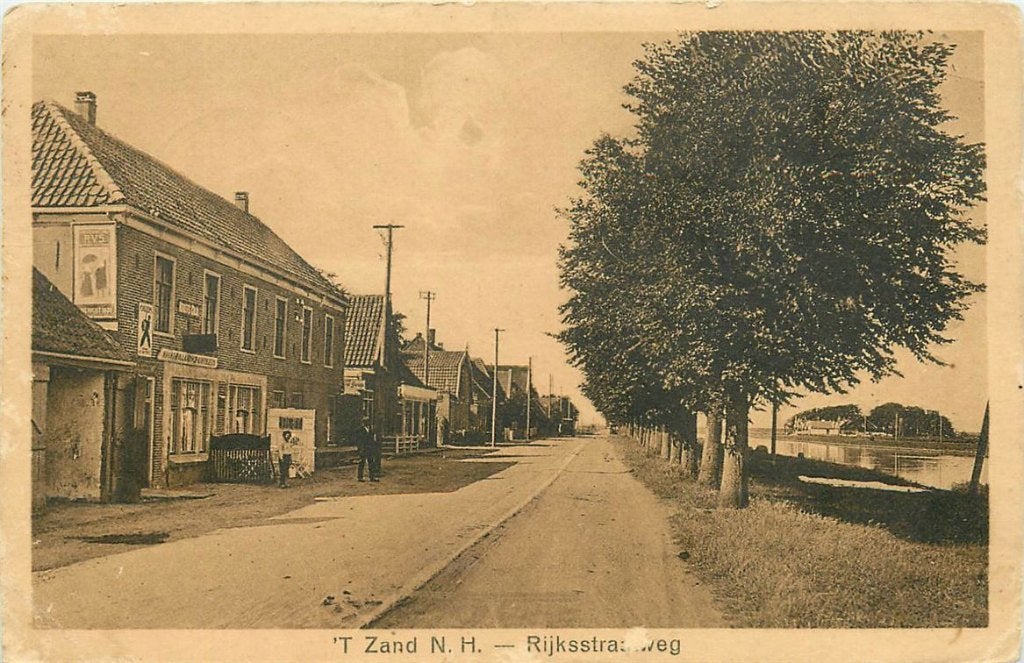 378-379-047 t Zandt NH Rijksstraatweg, Verzenden, Voor 1920, Groningen