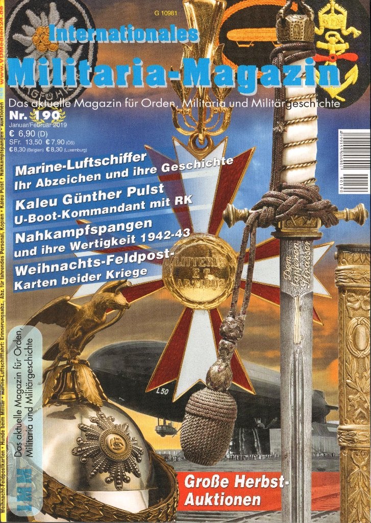Internationales Militaria-Magazin (IMM) Nr 190, Ophalen of Verzenden, Nederland, Boek of Tijdschrift