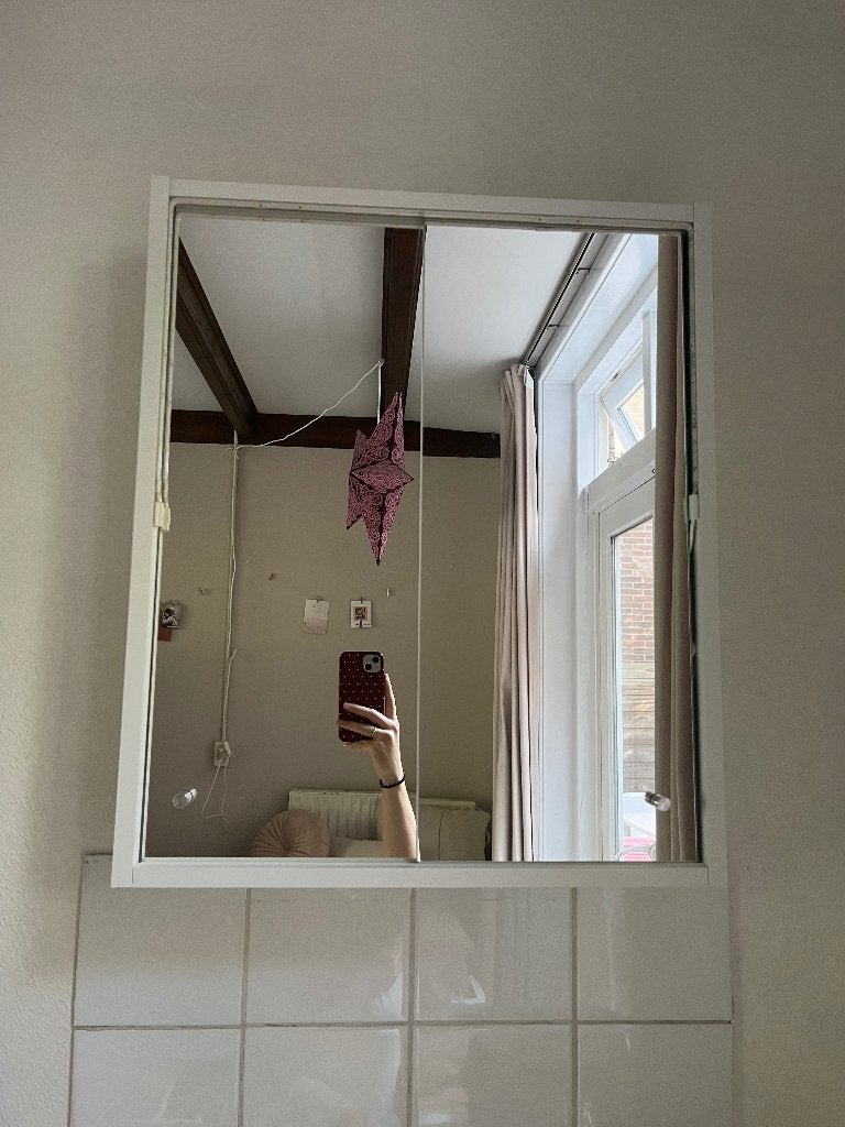 Badkamerkastje Nysjön (ikea) met spiegel, Ophalen, Spiegelkast, 50 tot 100 cm, Zo goed als nieuw