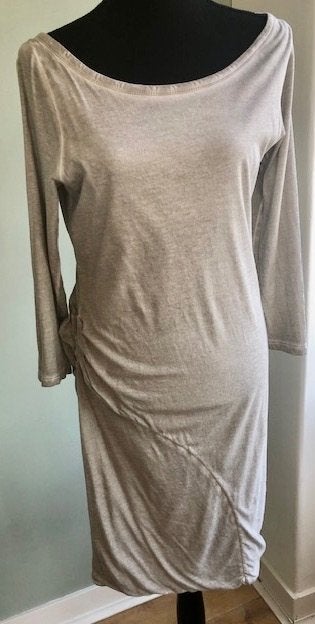 z.g.a.n. yaya zandkleurig jurkje maat M/40 met ¾ mouw., Maat 38/40 (M), Beige, Ophalen of Verzenden, Zo goed als nieuw