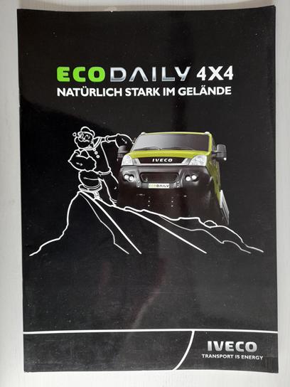 Iveco Daily 4x4, brochure uit 2010, Verzenden, Zo goed als nieuw, Overige merken