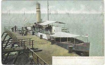 Scheepvaart, Verzamelen, Ophalen of Verzenden, Gebruikt, Kaart, Foto of Prent