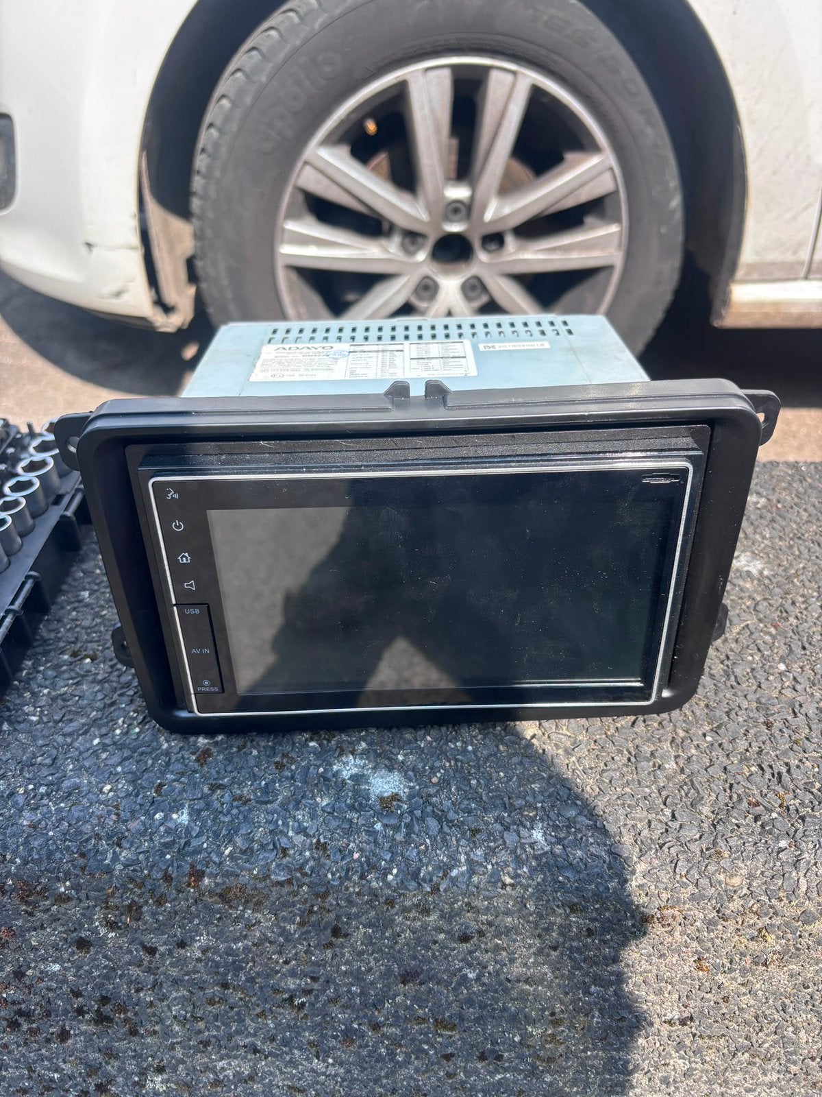 Car play radio, Auto diversen, Autoradio's, Ophalen, Zo goed als nieuw