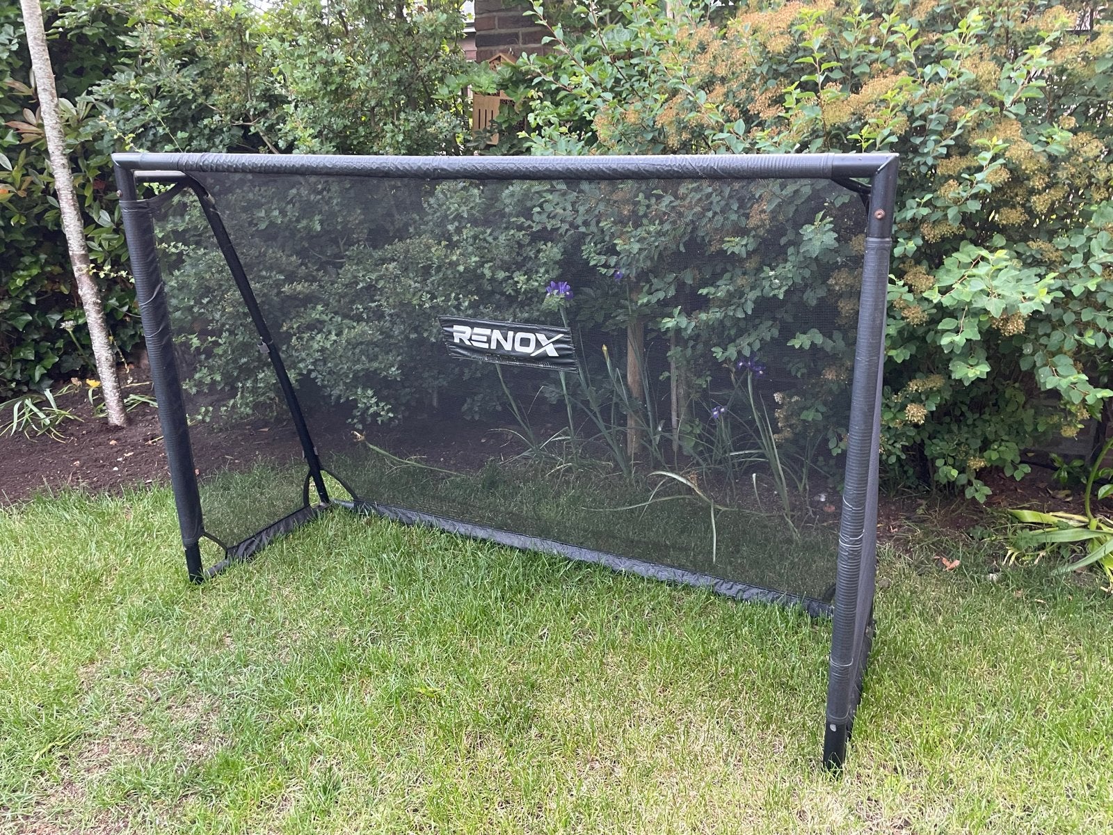 Voetbaldoel Renox 120x180x60cm met schietdoek, Maat XL, Ophalen, Gebruikt, Overige typen
