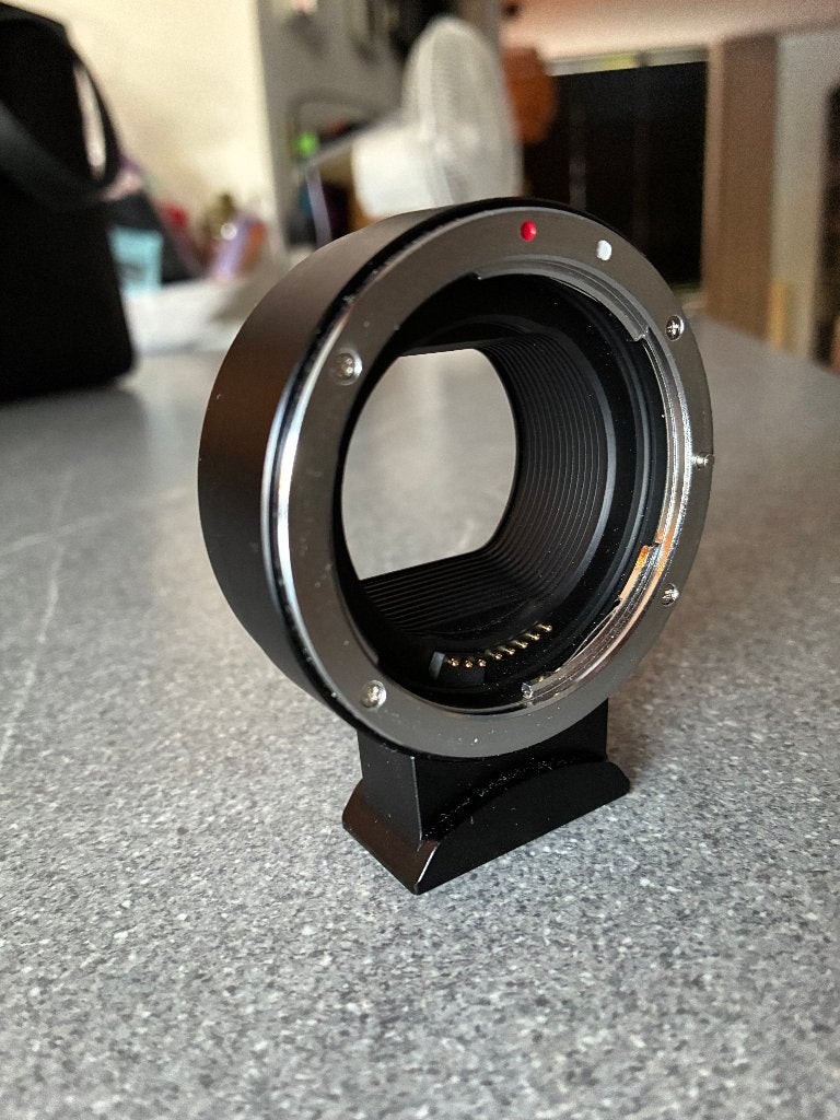 Viltrox EF-EOS R Mount Adapter | Canon EF naar EOS R, Canon RF, Ophalen of Verzenden, Zo goed als nieuw, Viltrox