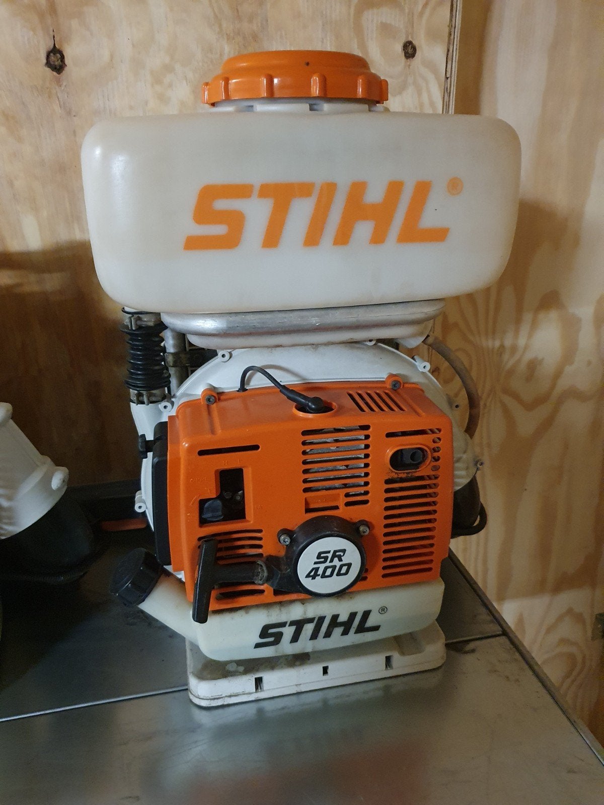 Stihl sr 400 bladblazer blower, Ophalen, Gebruikt, Benzine