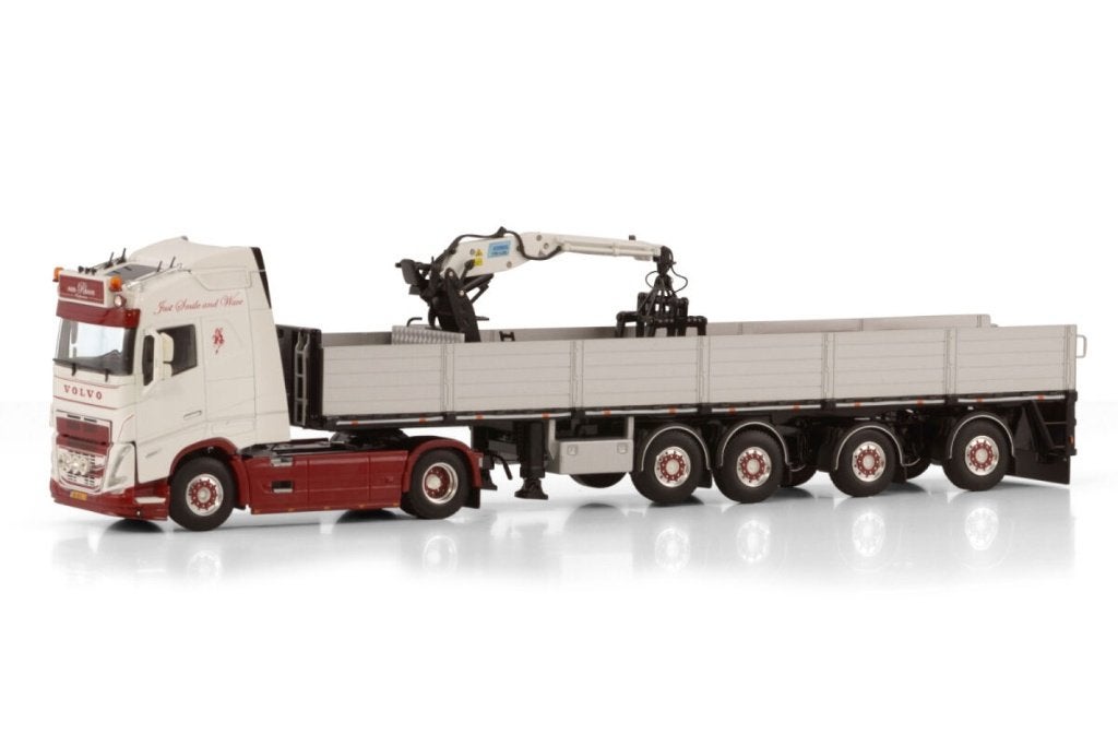 WSI Van Rhoon Transport Volvo FH5 met steentrailer, Hobby en Vrije tijd, Modelauto's | 1:50, Ophalen of Verzenden, Nieuw, Bus of Vrachtwagen