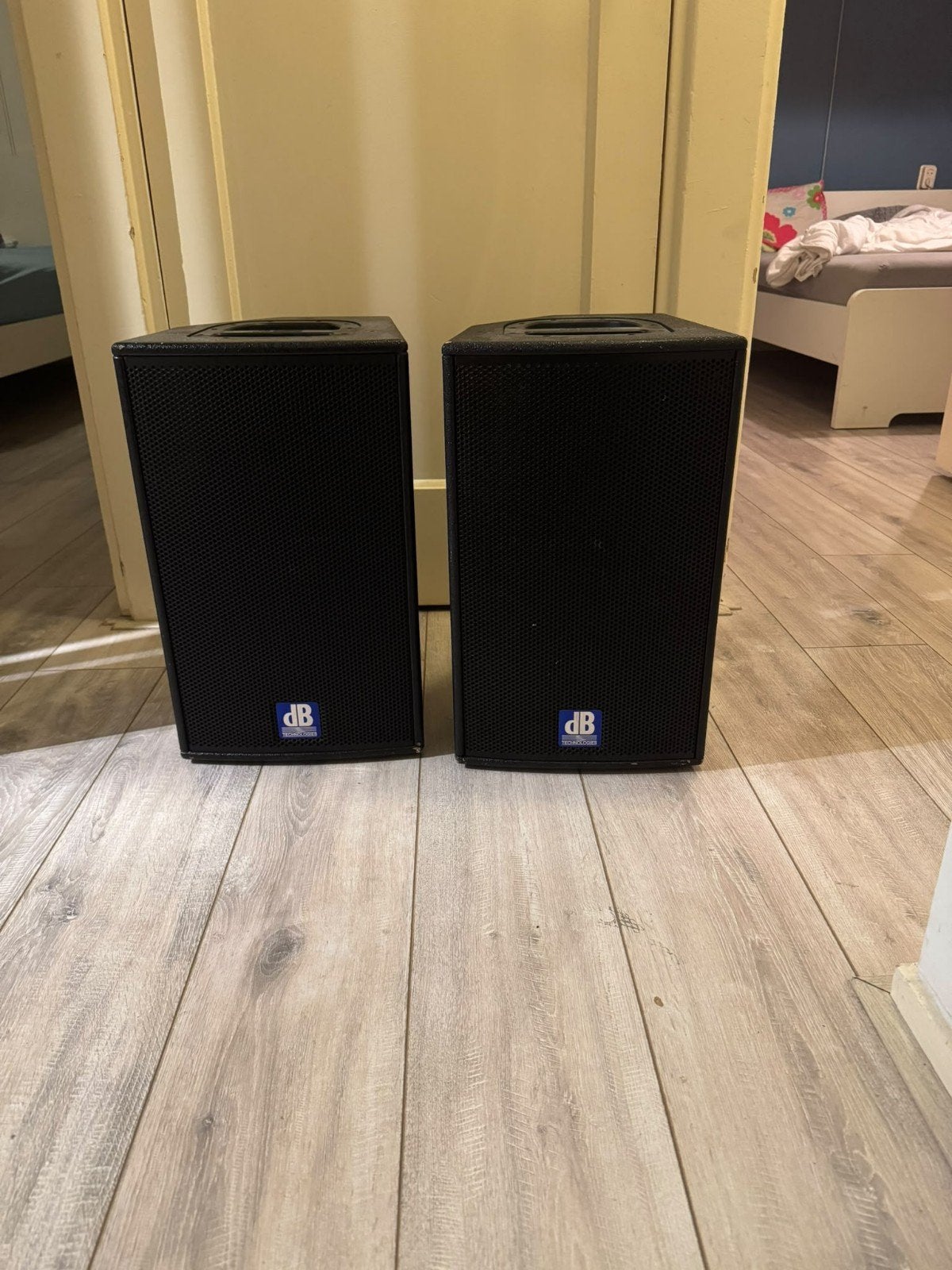 DB Technologies Flexsys F10 actieve speakers (set van 2), Audio, Tv en Foto, Ophalen of Verzenden, Gebruikt, Studiomonitor, Overige merken