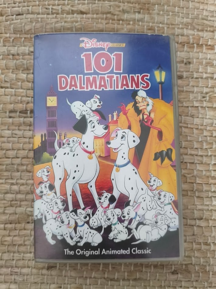 101 Dalmatians VHS band ( Disney Classic ), Alle leeftijden, Ophalen of Verzenden, Gebruikt