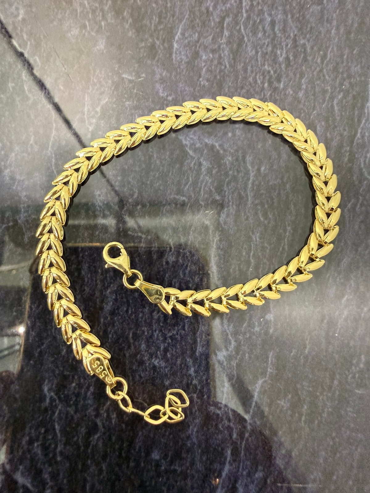 Prachtige 14 karaats gouden armband | ITALY, Ophalen of Verzenden, Nieuw, Goud, Goud