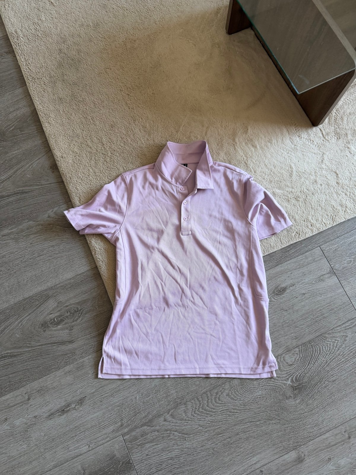 Heren golf polo - Maat M, Verzenden, Zo goed als nieuw, Maat 48/50 (M), Paars