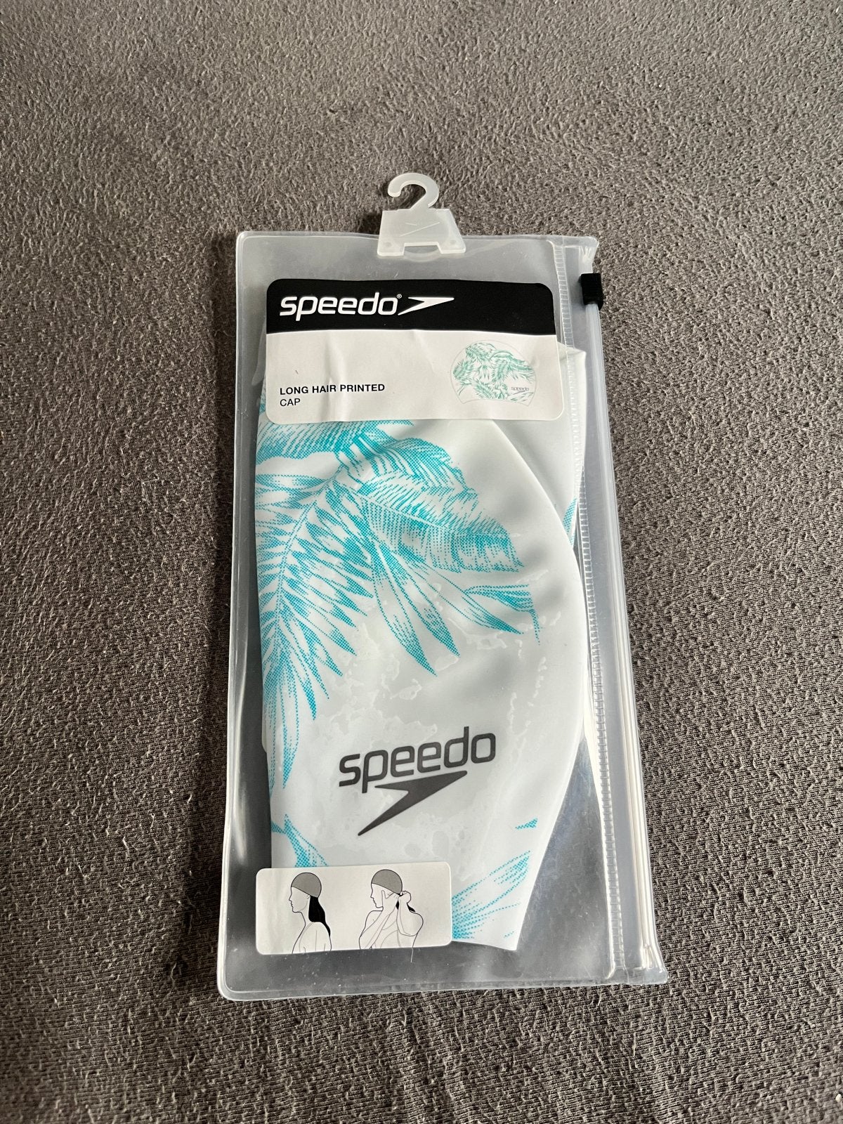 Nieuwe Speedo Zwemmuts voor Lang Haar - Wit/Turquoise, Ophalen of Verzenden, Nieuw, Wit, Overige typen
