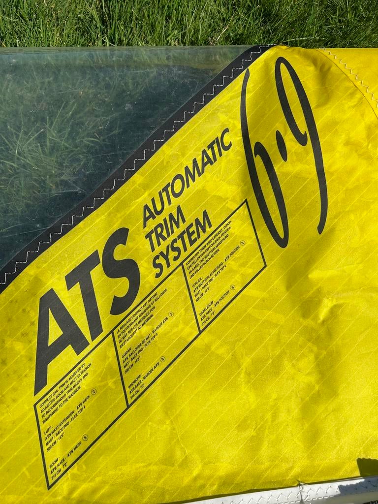 Windsurfzeil 6.9 m² - ATS Automatic Trim System, Ophalen, Nieuw, Zeil, Met draagtas
