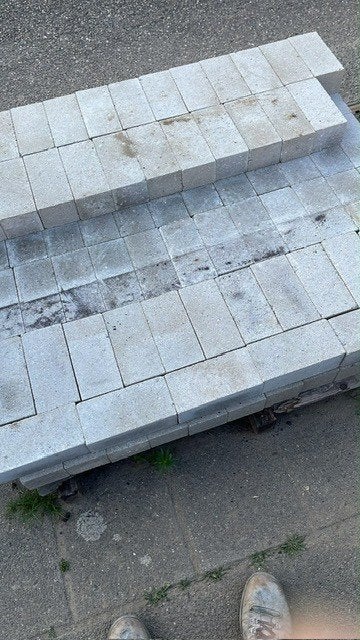 Betonmetselstenen, Ophalen, Nieuw, Bakstenen